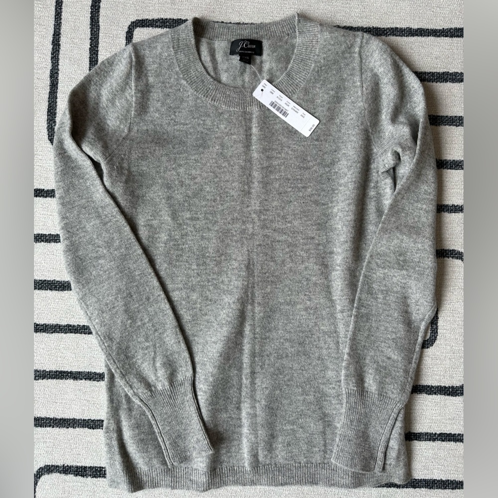J. Crew Cashmere Sweater - Gray XXS NWT